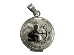 Серебряный медальон «Стрелец»